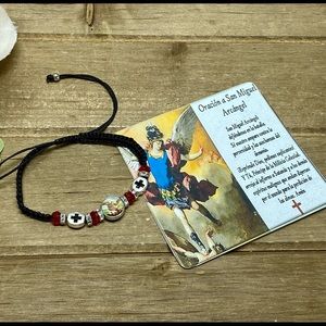 Saint Michael the Archangel adjustable bracelet